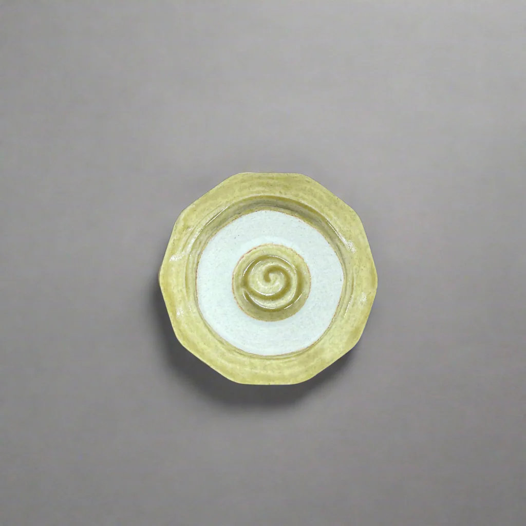 Seiangama: Handmade Mino-yaki Guinomi Cup 5 Piece Set with Wooden Box 手造り五様ぐい呑揃 - Image 20