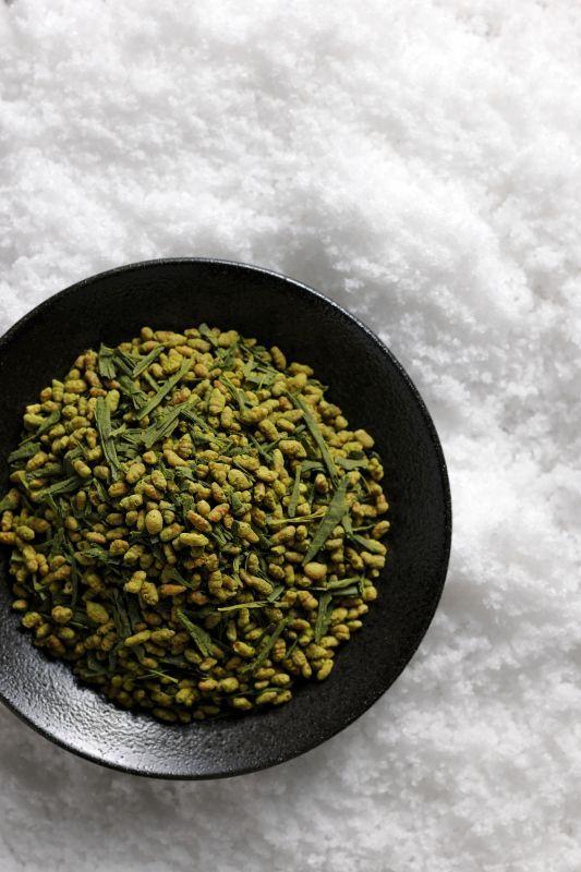 #0608.S5 Seikoen Tea Factory: Snow-Aged Yukimuro Genmaicha with Matcha 雪室こめ茶 - Image 3