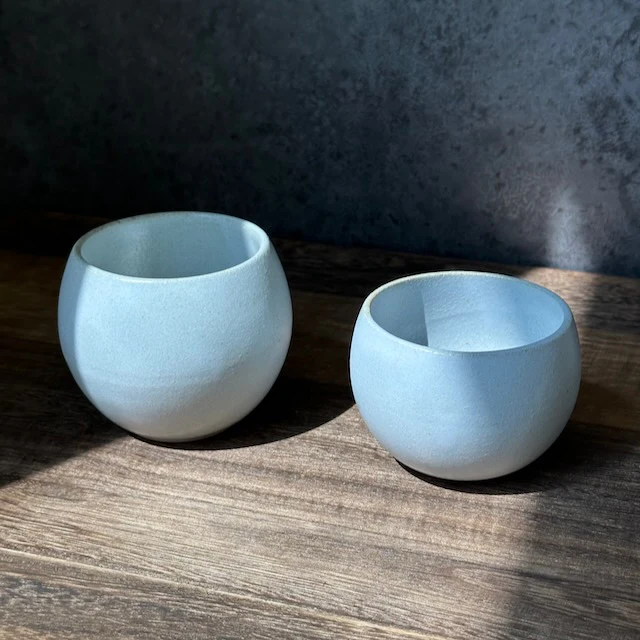 SHIKIKA - Korokoro Round Yunomi Cup (Gray) - Image 6