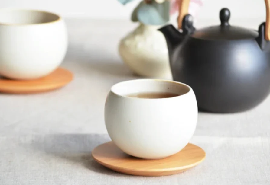 (2025 new arrival) SHIKIKA - Korokoro Round Yunomi Cup - White - Image 6