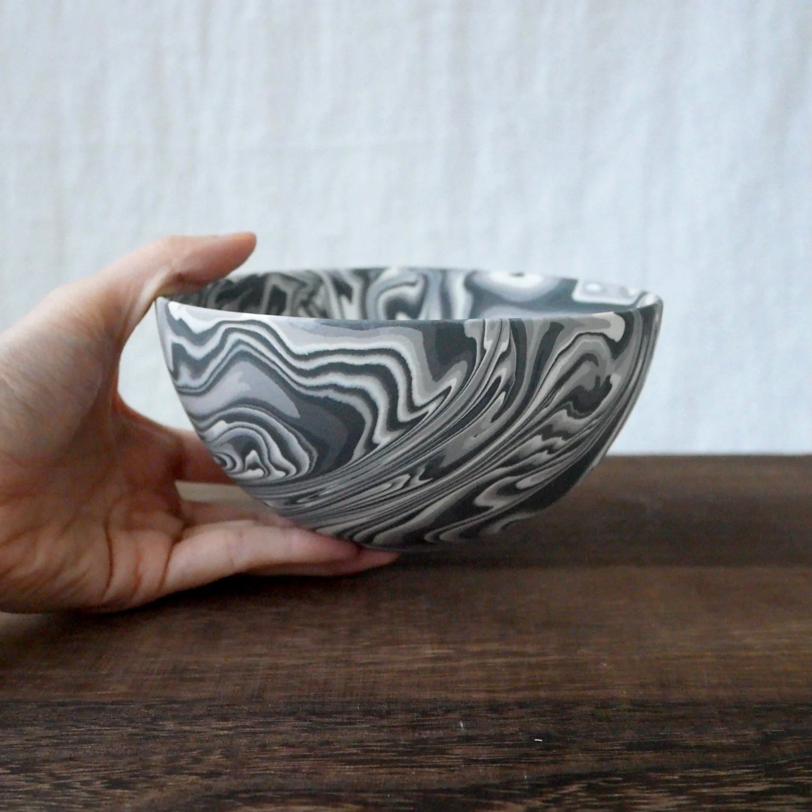 Shinro Yamamoto: Marble Porcelain Matcha Bowl (SOLD OUT) - Image 4