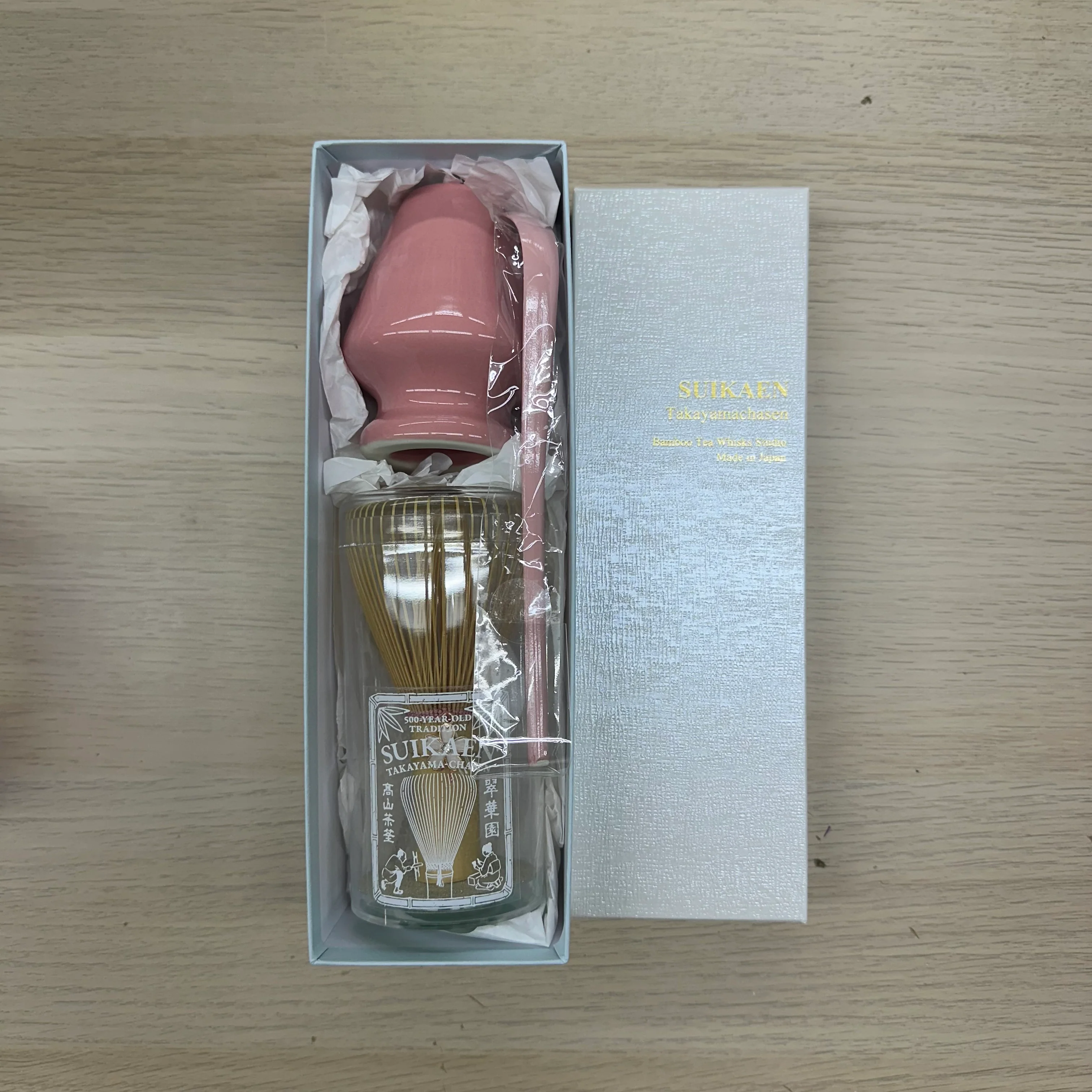 Suikaen: Chasen Matcha Whisk, Laughter (Pink Emi, 笑) - Image 10