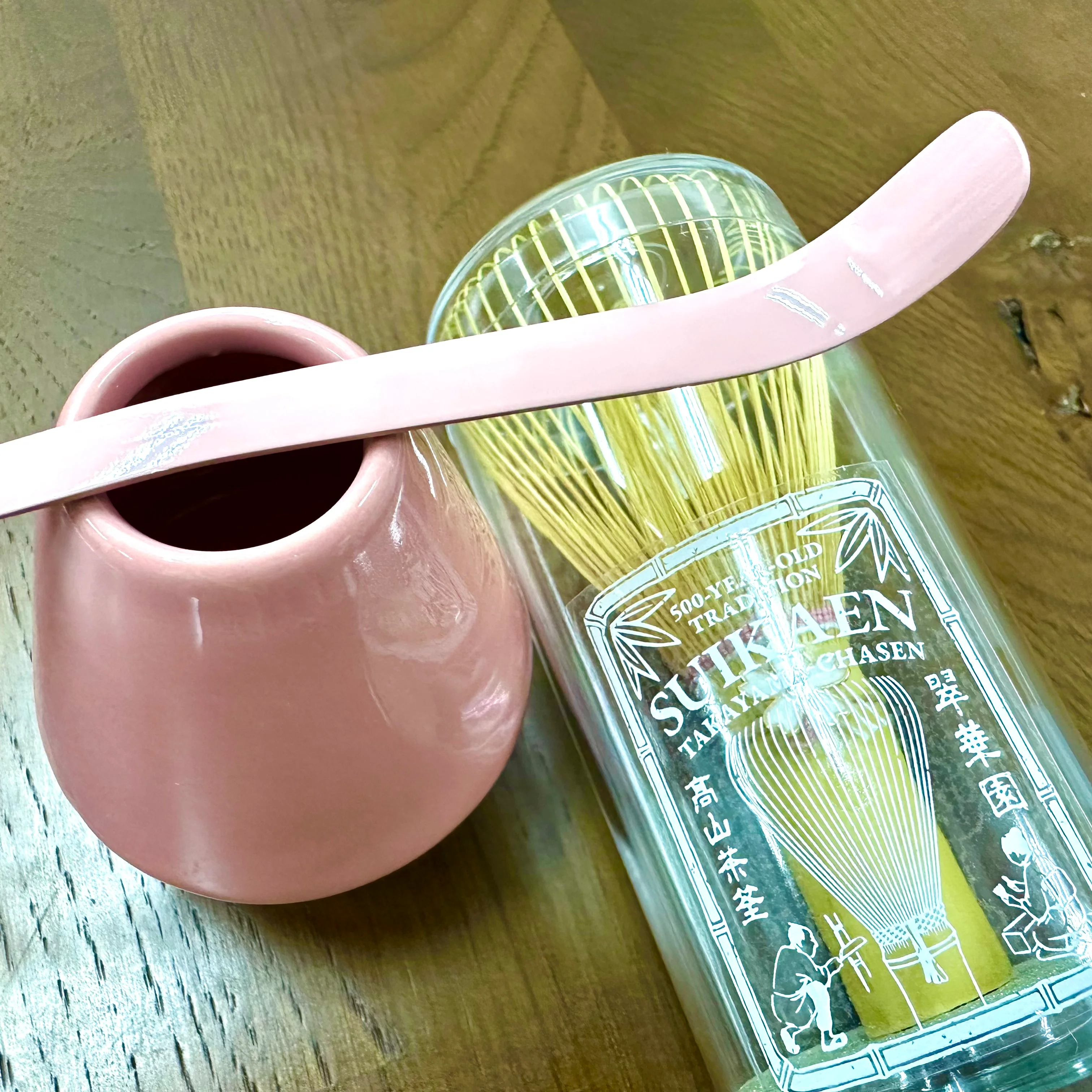 Suikaen: Chasen Matcha Whisk, Laughter (Pink Emi, 笑) - Image 7