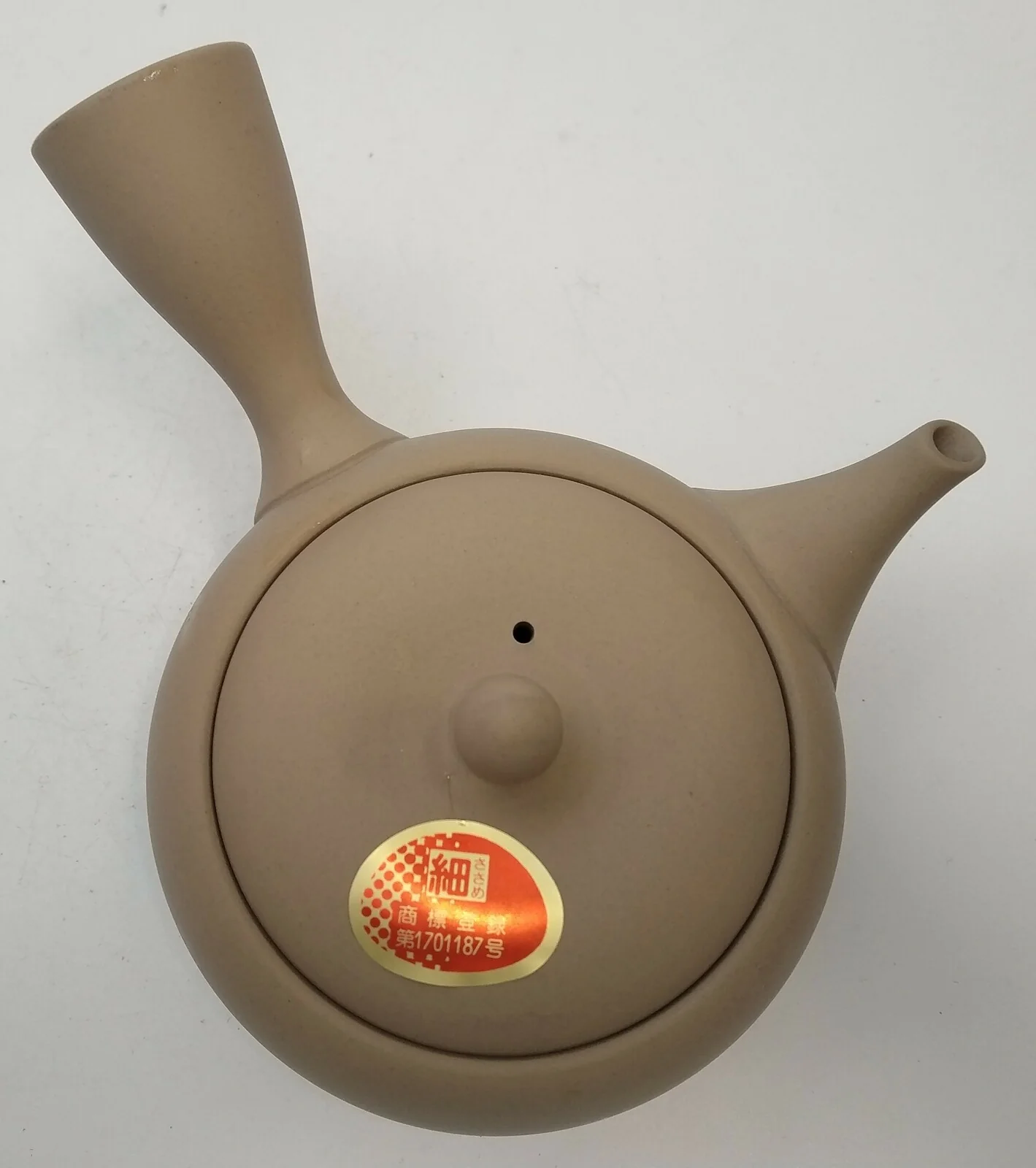 Takasuke Kiln (Y111) 高資陶苑: Tokoname Kyusu Tea Pot, Brown, Kikumaru Ceramic Mesh Strainer 250 ml - Image 5