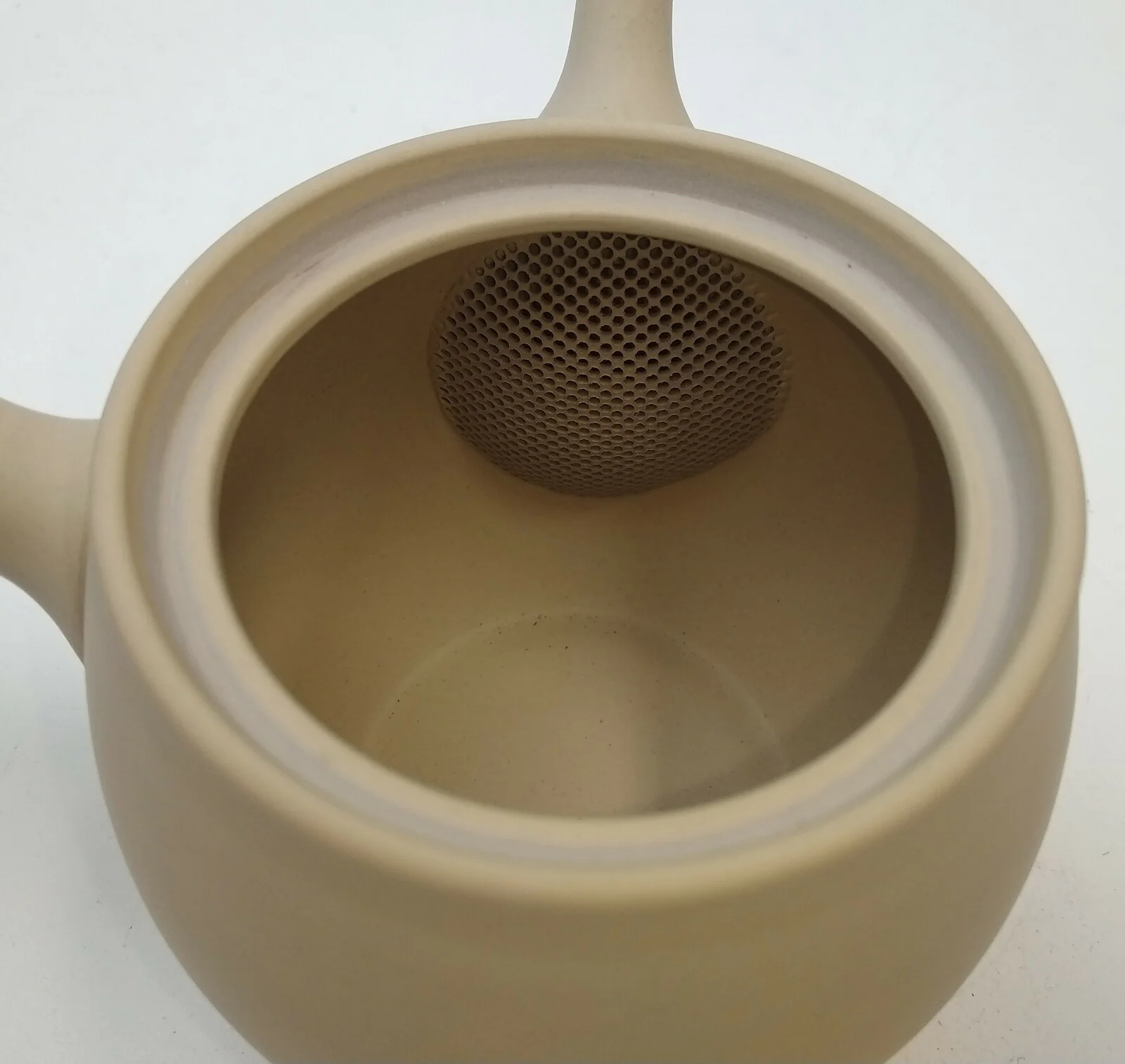 Takasuke Kiln (Y113) 高資陶苑: Tokoname Kyusu Tea Pot, Brown, Urigata Ceramic Mesh Strainer 300 ml - Image 6