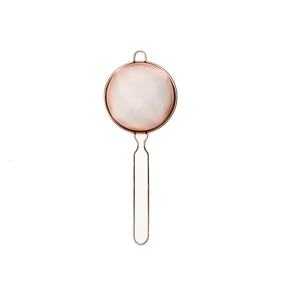 Three Snow: Stainless Steel Tea Strainer (Pink Gold) 共柄茶こし - Image 2