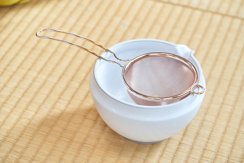 Three Snow: Stainless Steel Tea Strainer (Pink Gold) 共柄茶こし - Image 5