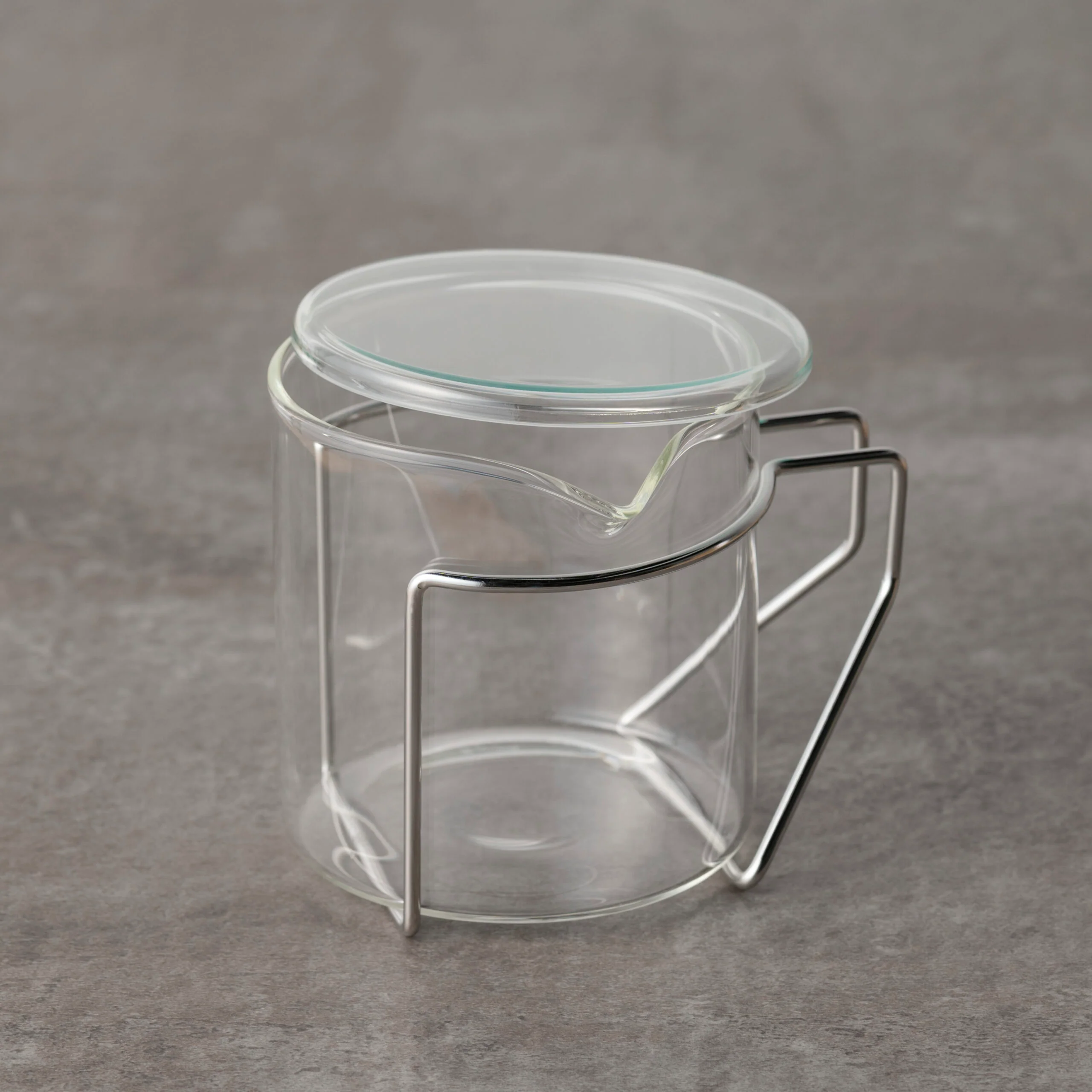 Three Snow: Tea Strainer and Glass Kyusu Set (Gold) - Image 7