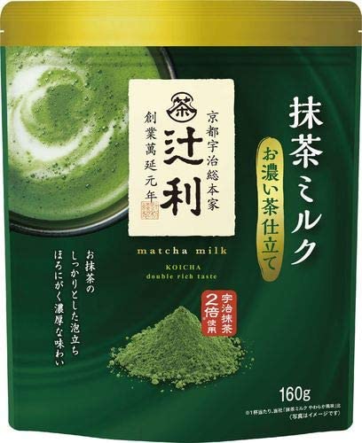 Tsujiri Matcha Milk Koicha Double Rich Instant Powder 150g - Image 2
