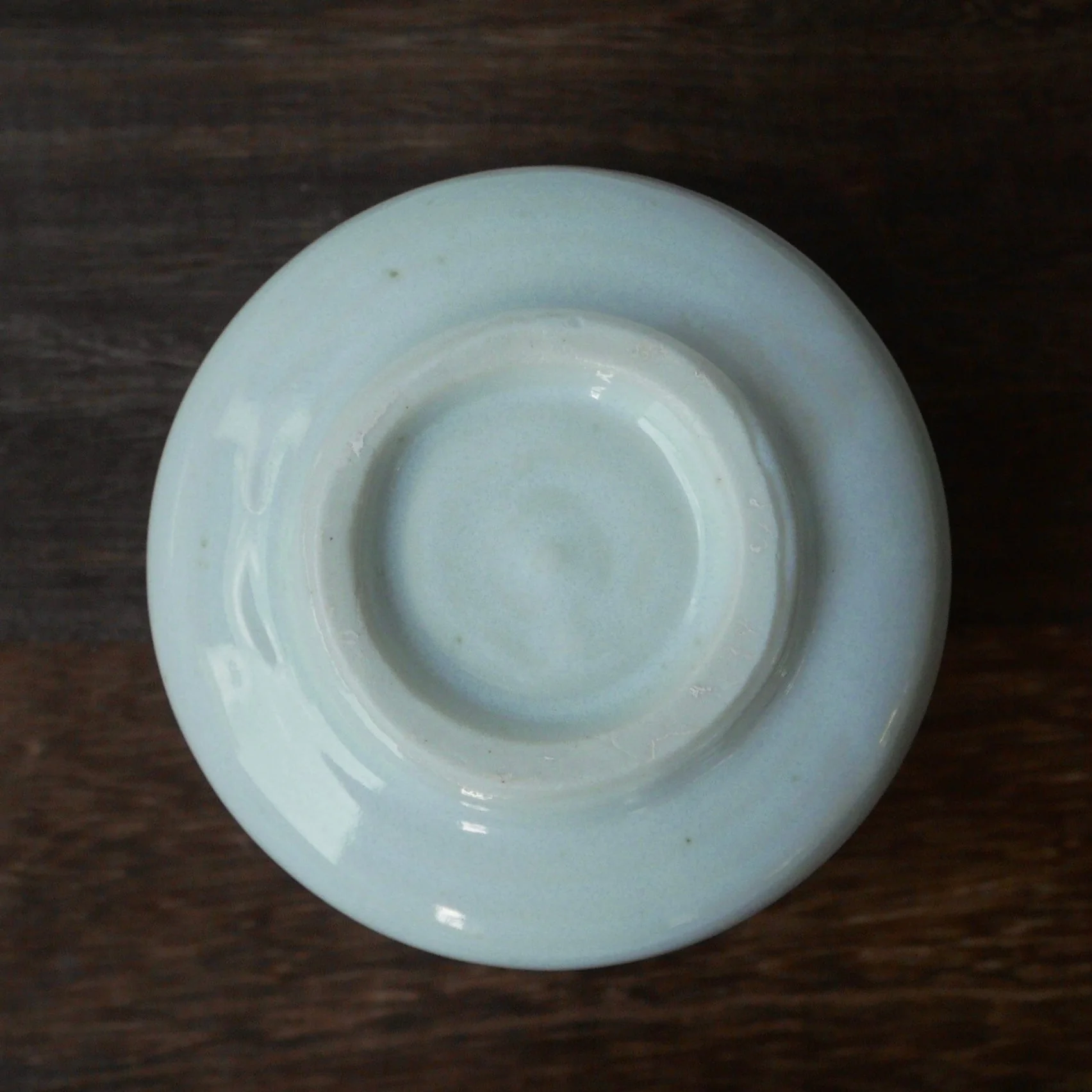 Yamaki Ikai : Karamine Kiln - Blue Yohen Matcha Tea Bowl (Small) 唐峰紺窯変抹茶碗 - Image 5