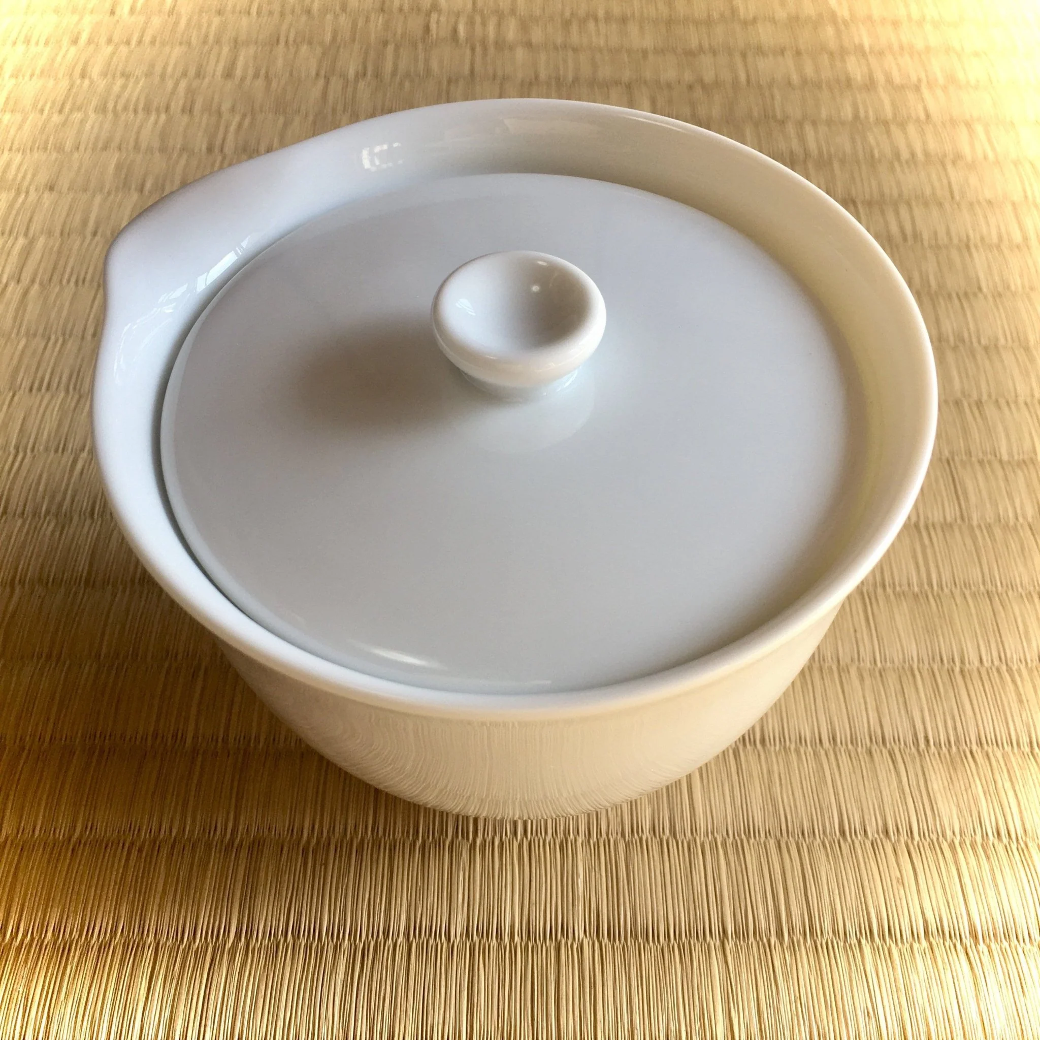 Yamani - Miyama Tableware: Chahaku Hohin Tea Pot - Porcelain White (shiboridashi) - Image 8