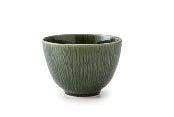 Yamani - Miyama Tableware: "Crease" Matcha Bowl Snow White - Image 5