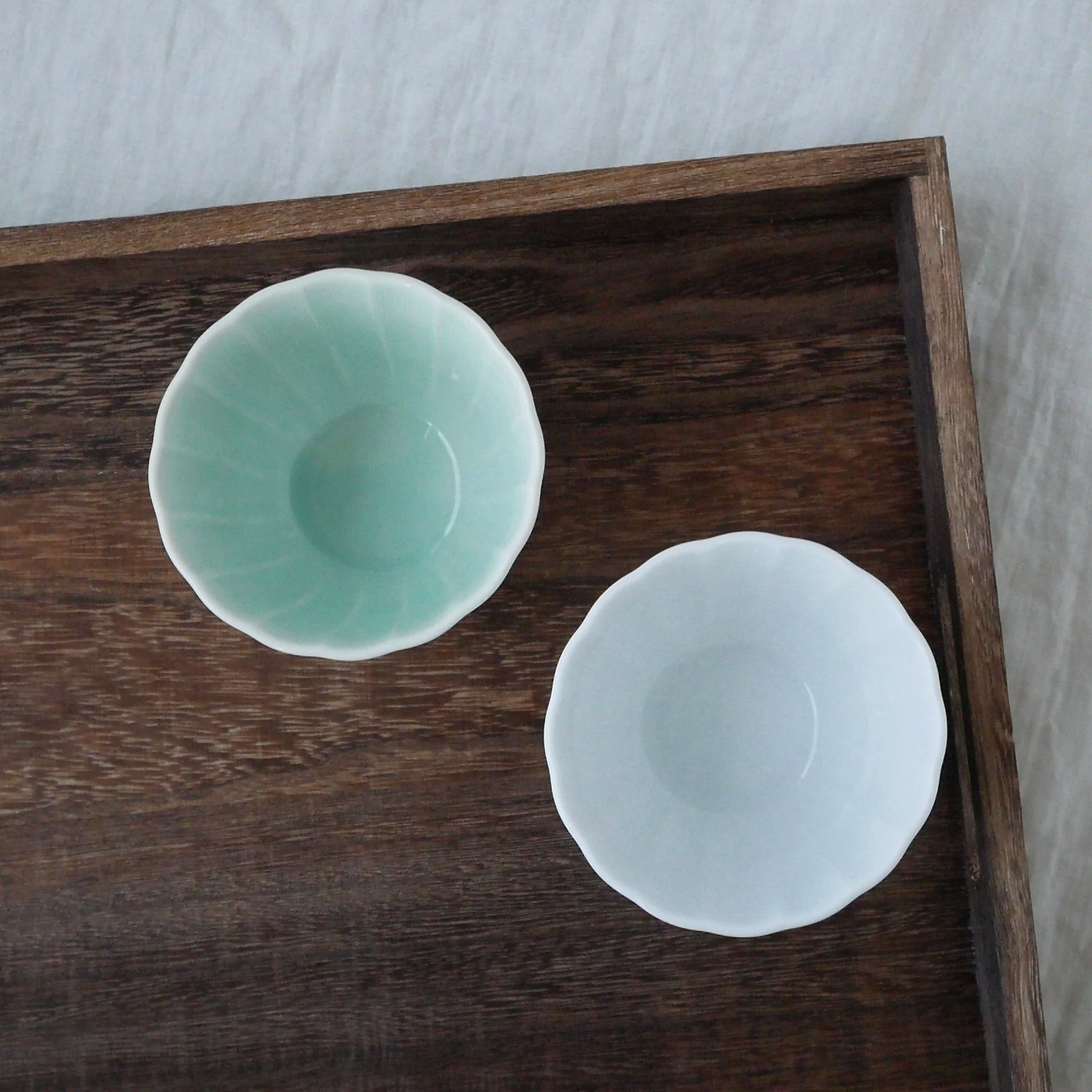 Yamani - Miyama Tableware: Yunomi Tea Cup Suzune (7.5 cm tall), White Color - Image 6