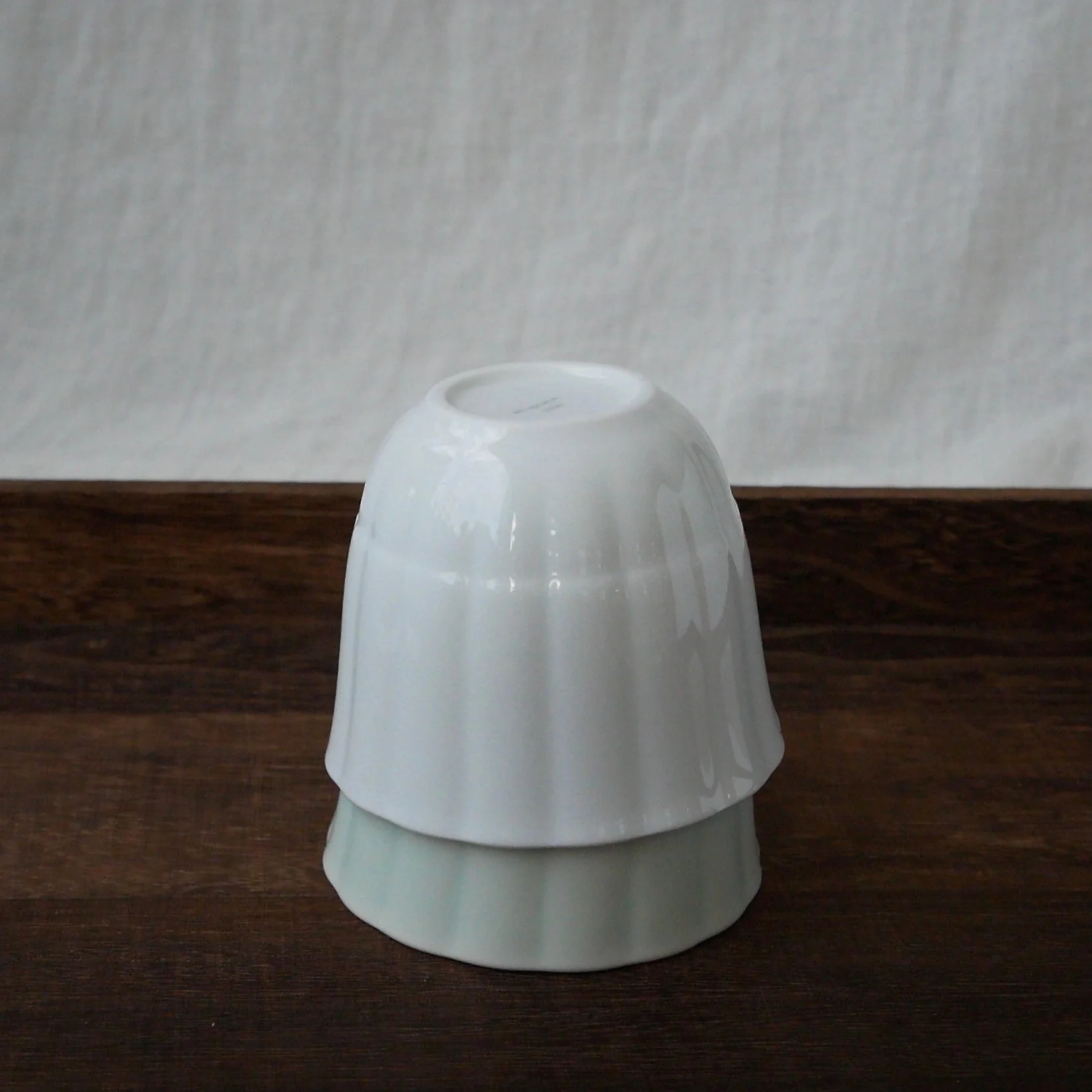 Yamani - Miyama Tableware: Yunomi Tea Cup Suzune (7.5 cm tall), White Color - Image 7
