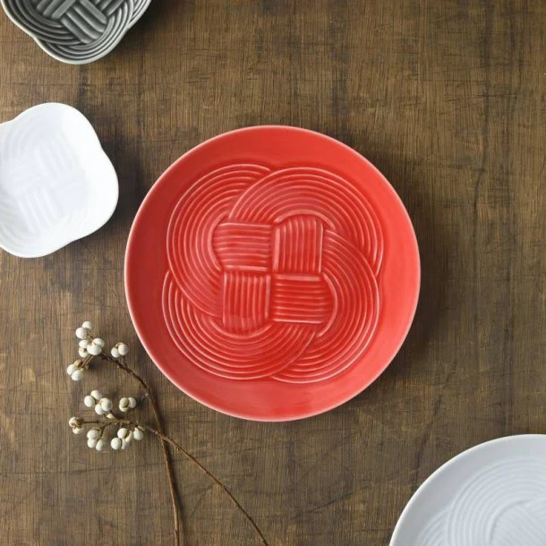 Oda Pottery: Dessert Plate Red (19 cm)