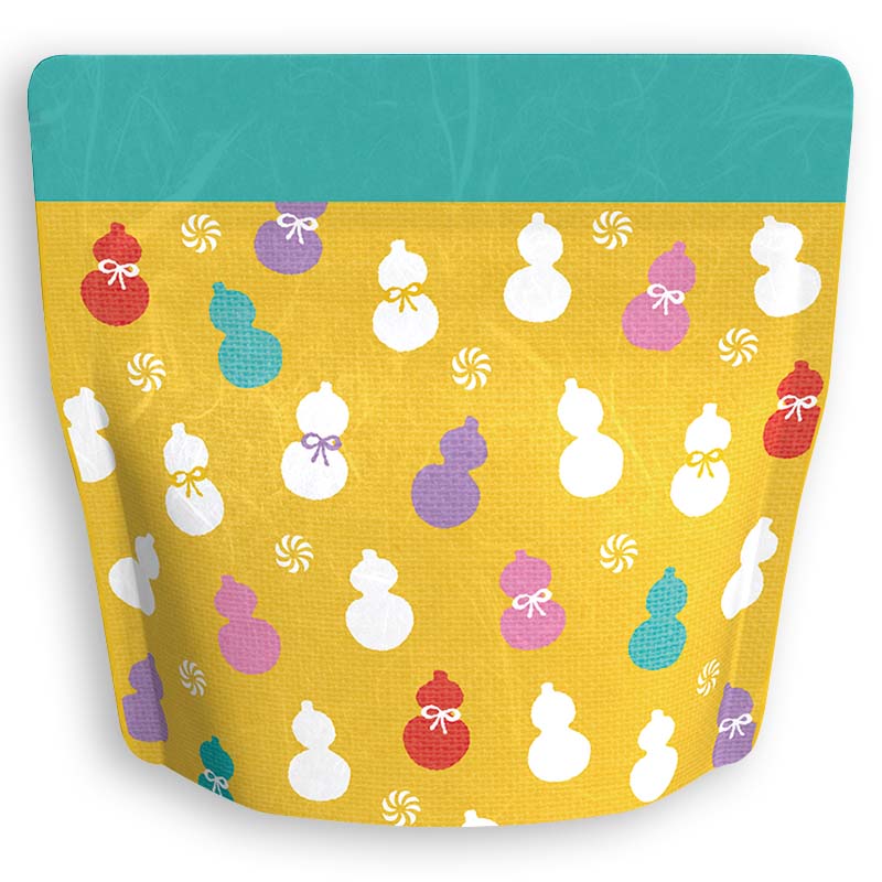 Yoshimura Pack 1331 Resealable Washi Paper Bag Calabash ひょうたん