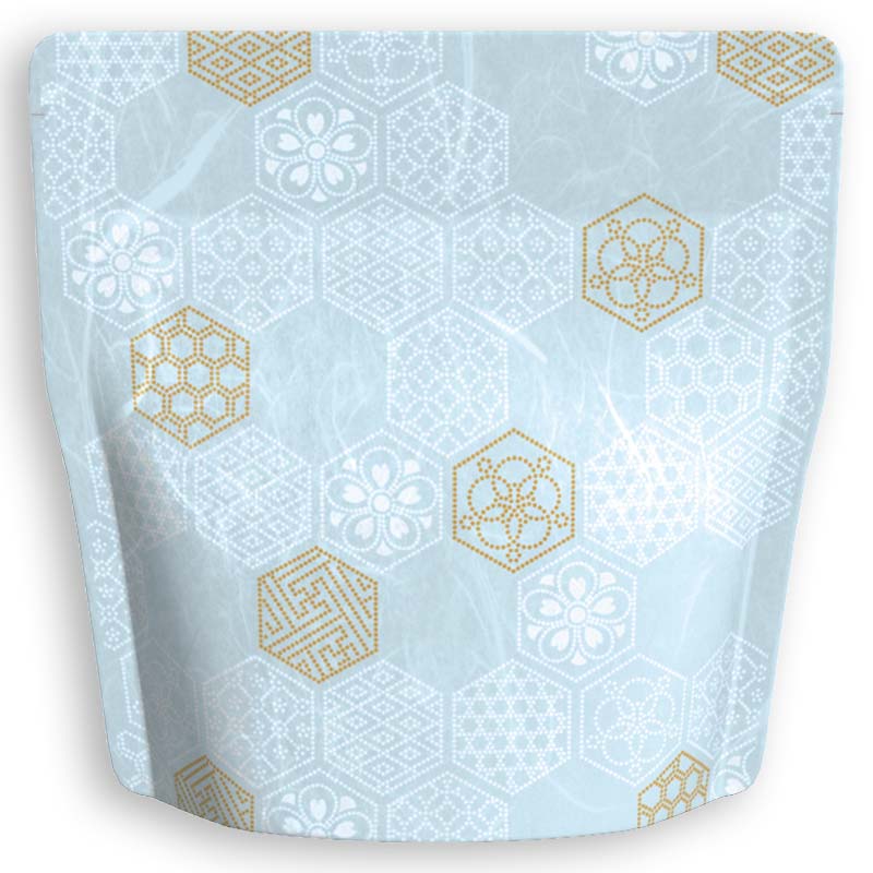Yoshimura Pack 1385 Resealable Washi Paper Bag Turtle Shell 亀甲
