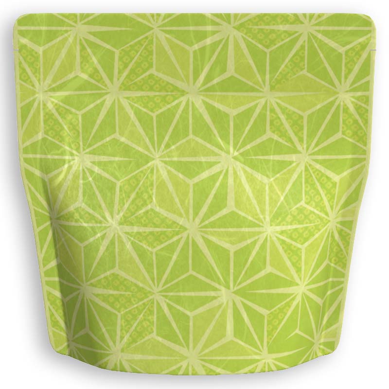 Yoshimura Pack 1396 Resealable Washi Paper Bag Hemp Leaf Hexagon 麻の葉