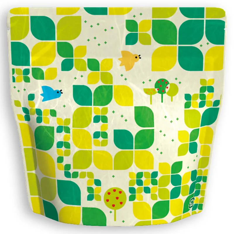 Yoshimura Pack 1402 Resealable Washi Paper Bag Forest 森林 - Image 2