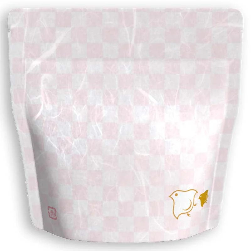 Yoshimura Pack 1403 Resealable Washi Paper Bag Chidori Ichimatsu 千鳥市松 - Image 2