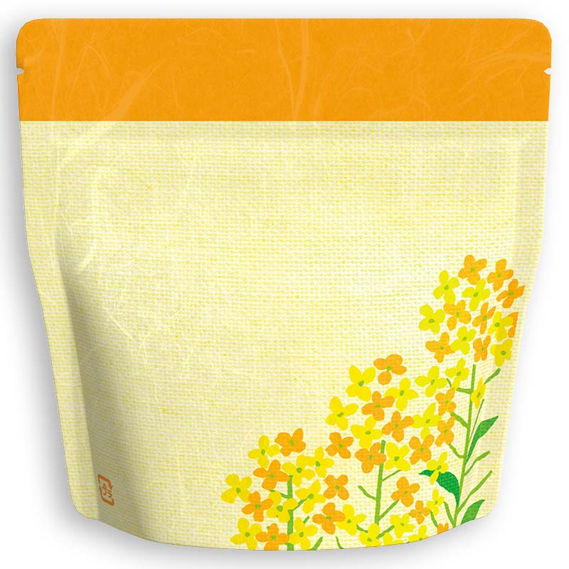 Yoshimura Pack 1453 Resealable Washi Paper Bag Field Mustard 菜の花 - Image 2