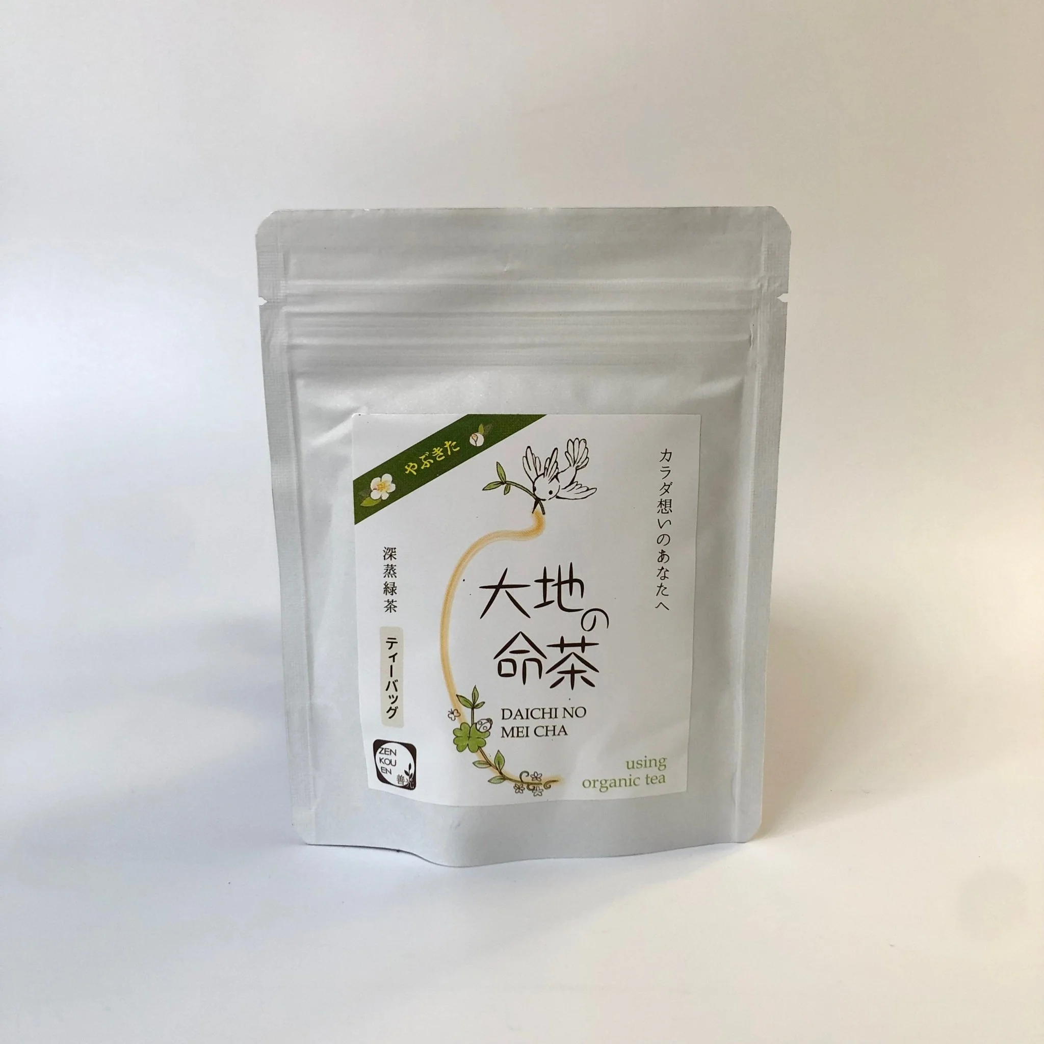 #0760.S5 Zenkouen Tea Garden SZ005: Daichi no Meicha - Yabukita Green Tea (2.5g x 7 tea bags)
